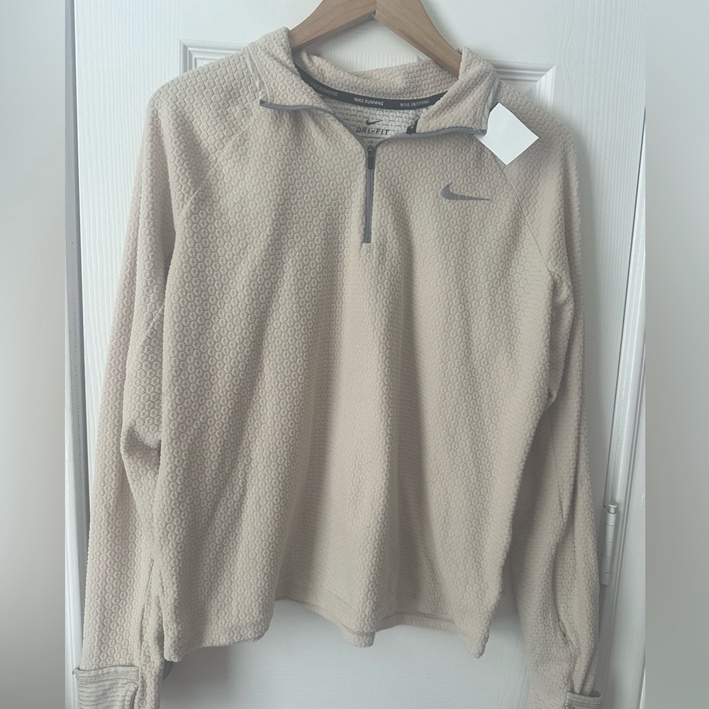Nike Beige Long Sleeve Top